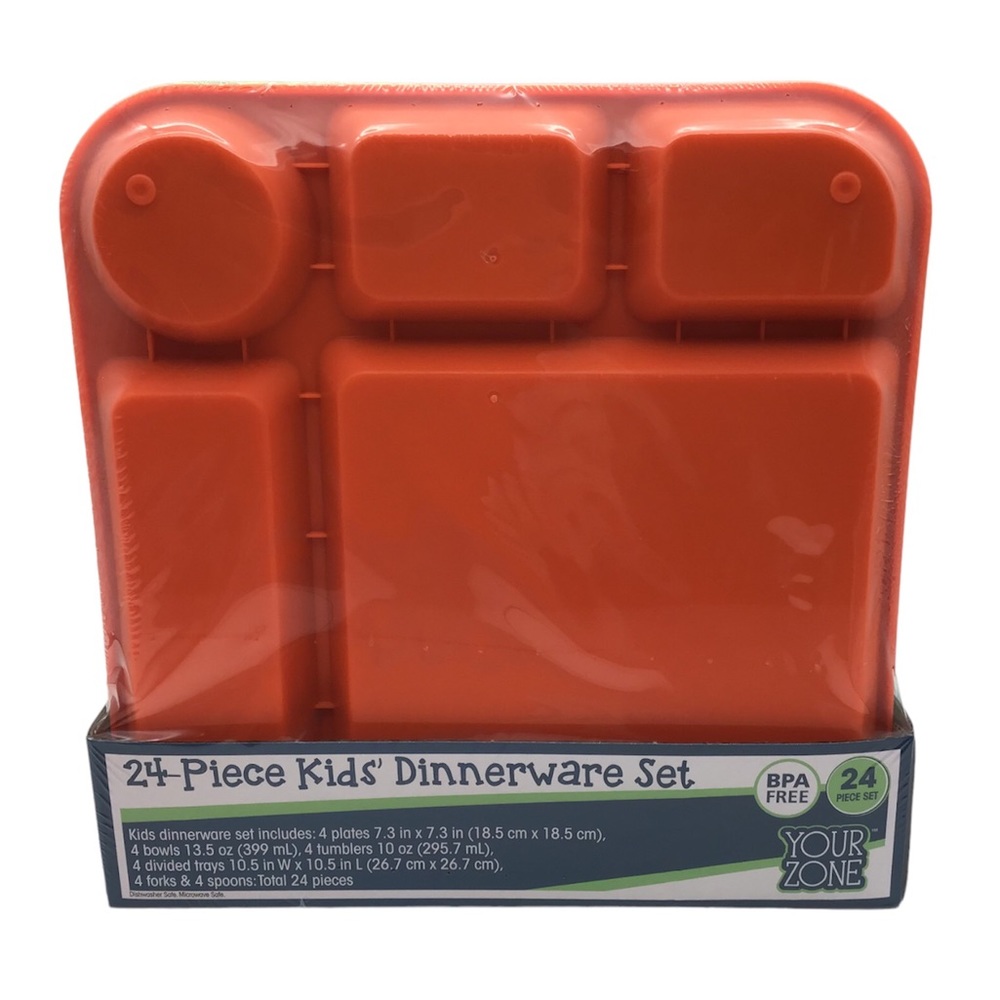 Your Zone Kids 24pc. Dinnerware Set (NWT) - Picture 15 of 16